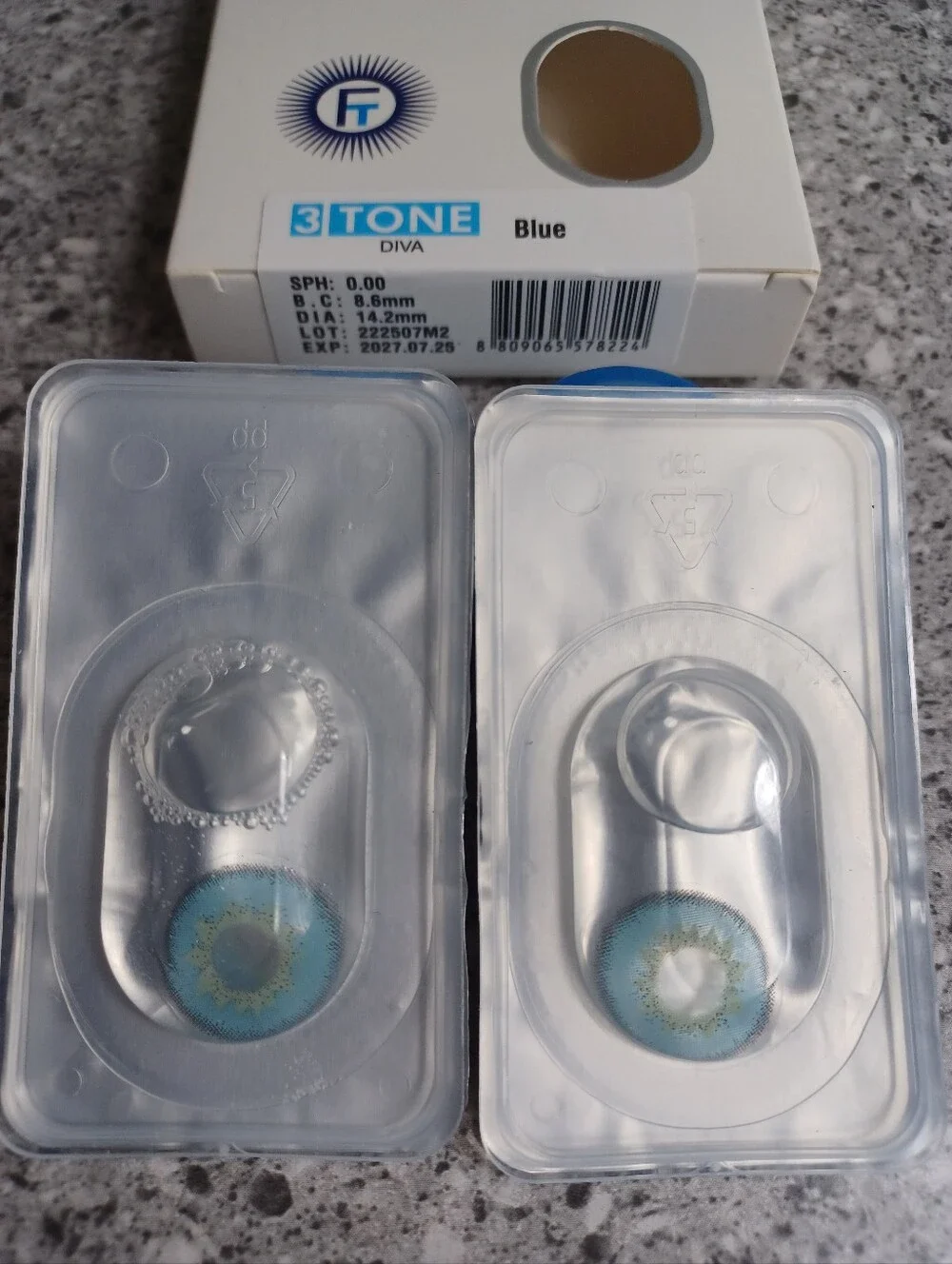Diva Blue - Color Eye Wear Lenses - Costume Enhancements